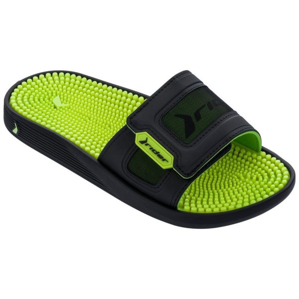 Papuci bărbătești Rider Infinity Max Slide - negru/verde