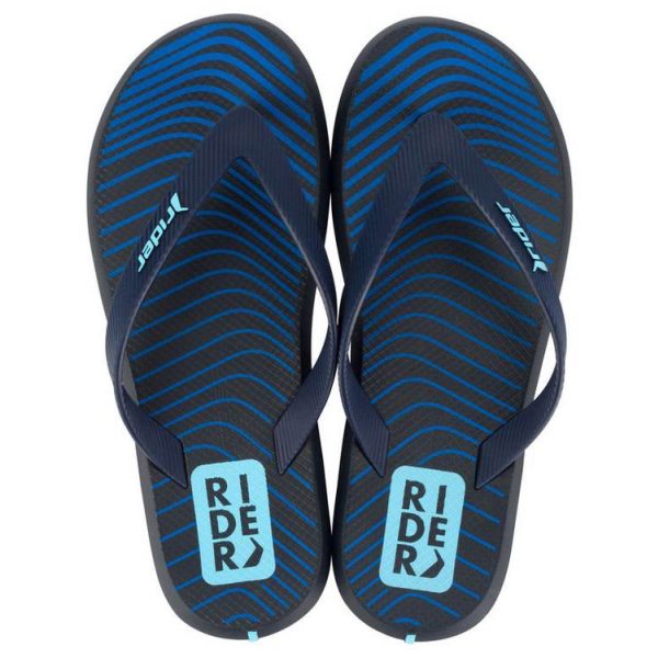 Papuci de bărbați Rider R1 Style Thong - negru/albastru