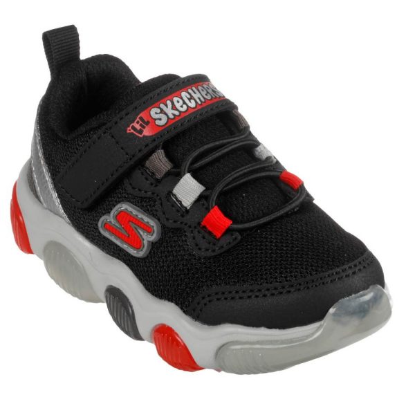 Pantofi pentru copii Skechers S Lights: Mighty Glow - negru