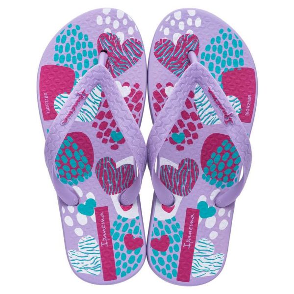 Papuci pentru copii Ipanema Classic X Kids - violet/roz